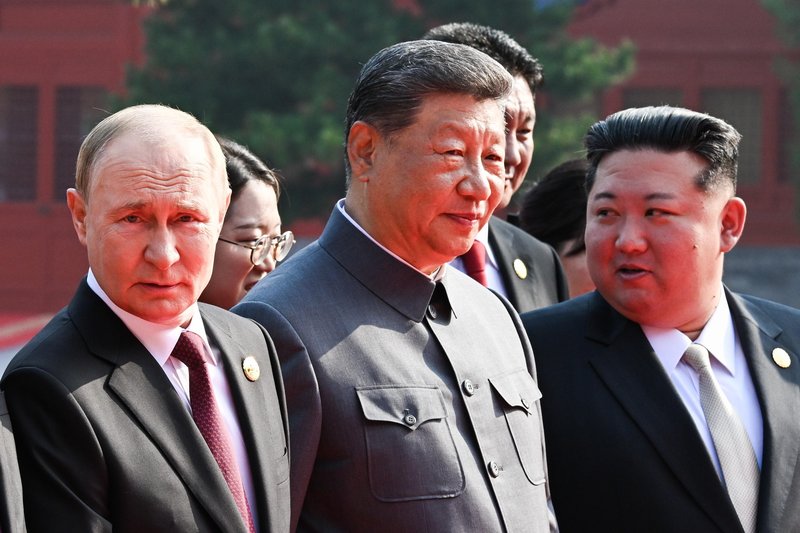 Vladimir Putin, Ši Džinping, Kim Jong Un
