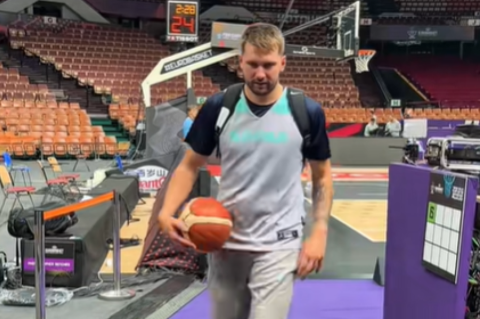 Neverjetno, kaj je storil Luka Dončić: slovenski košarkarski zvezdnik izvedel skoraj nemogočo potezo (VIDEO) (foto: TikTok/kzs_si)