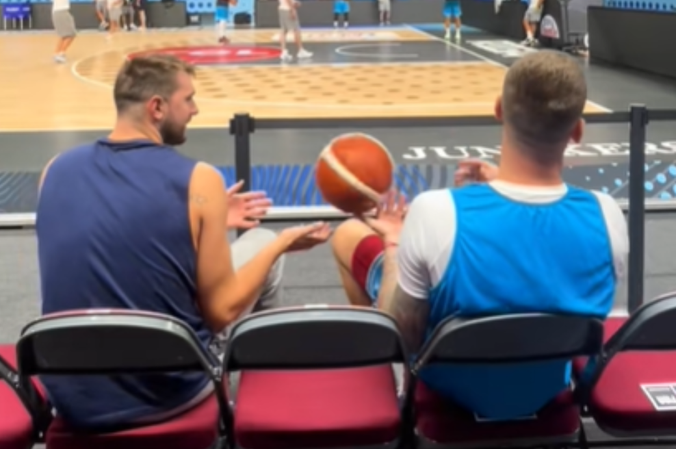 Še ena neverjetna poteza Luke Dončića: ali slovenski košarkarski as sploh lahko zgreši? (foto: TikTok/kzs_si/posnetek zaslona)