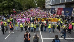 London, protest