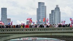 London, protest