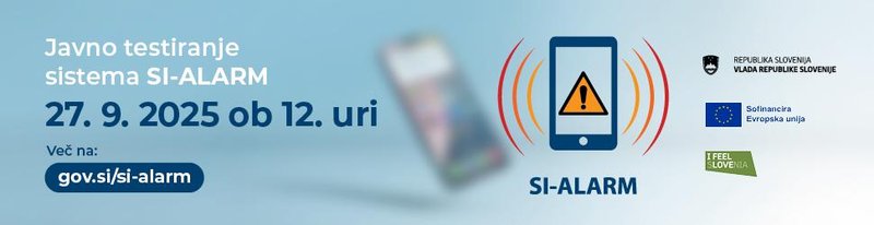Pripravite mobilne telefone! Slovenija bo testirala sistem SI-ALARM za hitro obveščanje v primeru nesreč in drugih nevarnosti