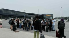 letalisce Joze Pucnik potniki avtobus Arriva