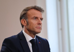 Macron zaradi Trumpa obtičal sredi New Yorka: kaj se je zgodilo?