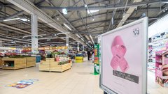 Spar Slovenija rožnati oktober rak dojke rožnati račun