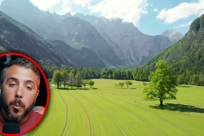 "Slovenija do zdaj ni bila visoko na mojem seznamu destinacij za obisk, ampak zdaj ..." (Američan ni mogel verjeti, kaj vidi)