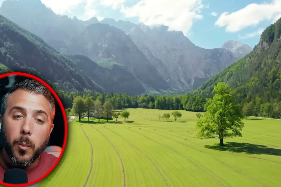 "Slovenija do zdaj ni bila visoko na mojem seznamu destinacij za obisk, ampak zdaj ..." (Američan ni mogel verjeti, kaj vidi) (foto: Youtube/Europe Hits Different/posnetek zaslona)