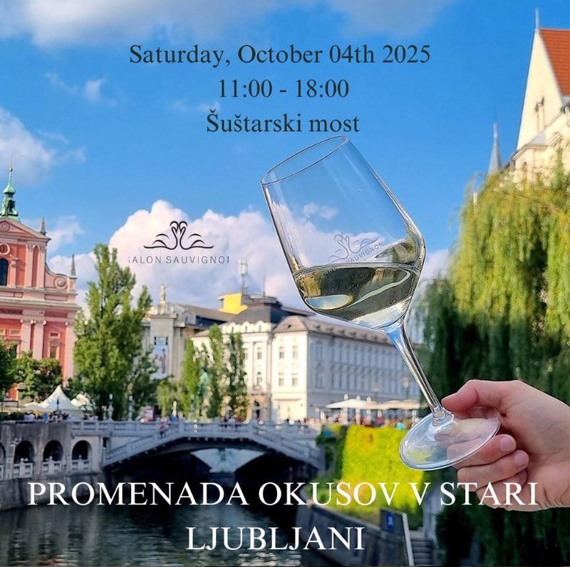 Ljubljana vino Promenada okusov