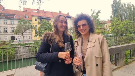 Ljubljana Promenada okusov vino