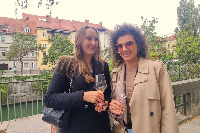 Ljubljana Promenada okusov vino