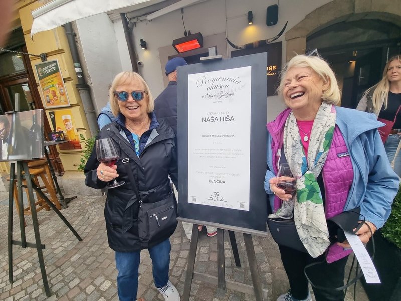 Ljubljana Promenada okusov vino