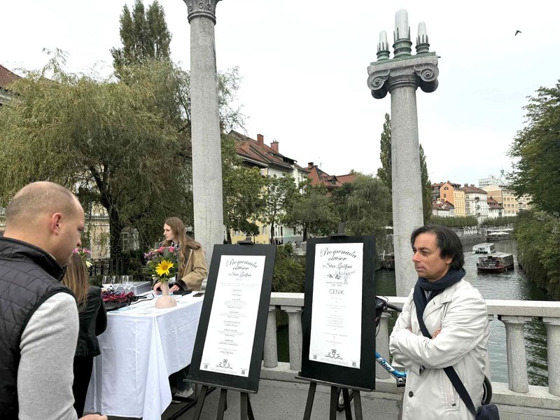 Ljubljana Promenada okusov vino