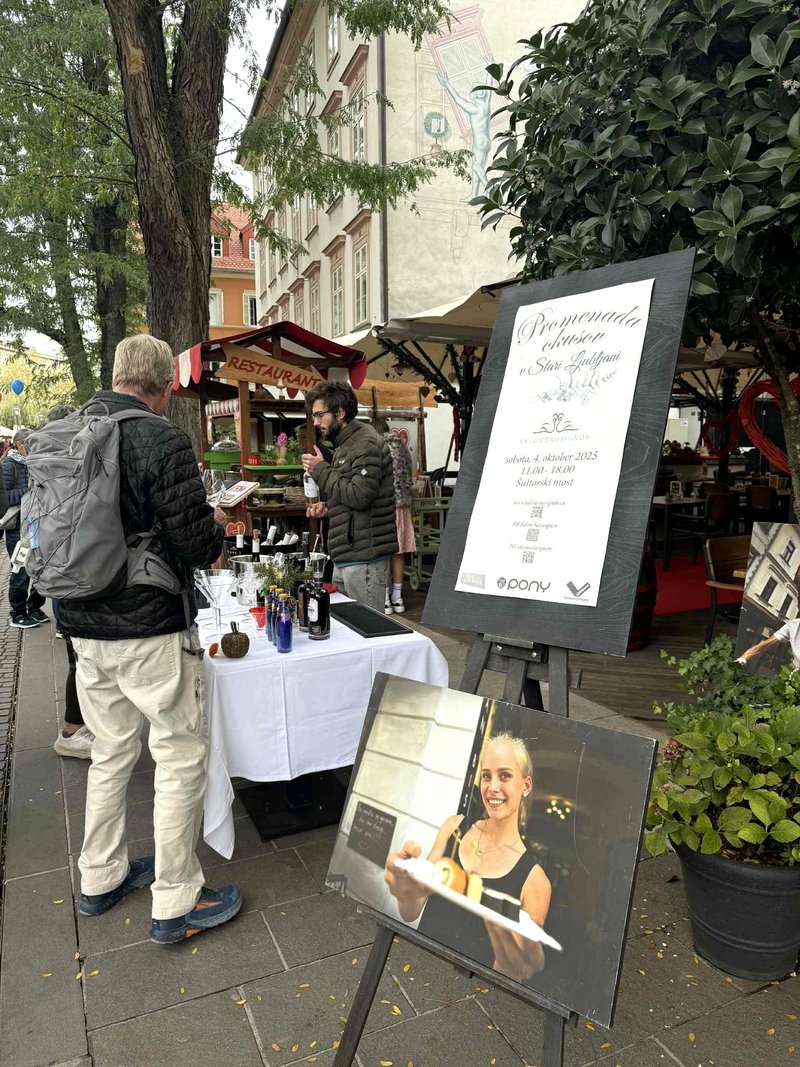 Ljubljana Promenada okusov vino