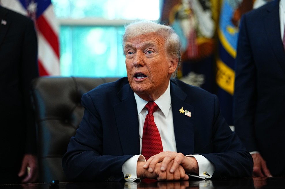 Izredne razmere v ZDA: Trump napoveduje drastične ukrepe (foto: Profimedia)