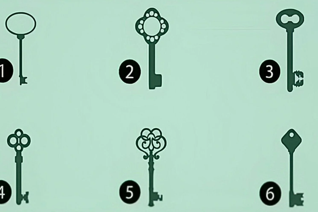 Kateri ključ ste izbrali? Psihološki test, ki pove veliko o vas