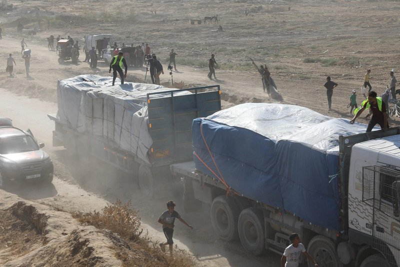 humanitarna pomoč, Gaza
