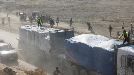 humanitarna pomoč, Gaza