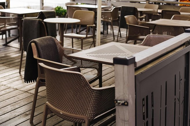 restavracija prazna hrana kulinarika burger trump burger zda