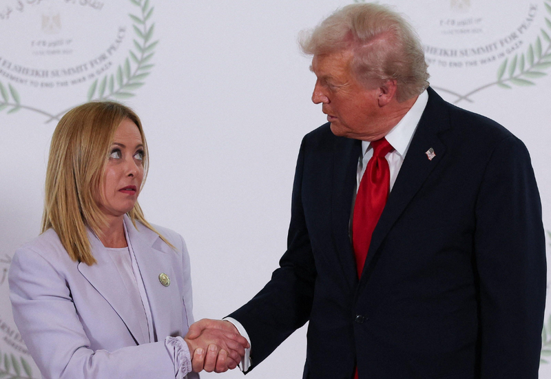 Giorgia Meloni, Donald Trump