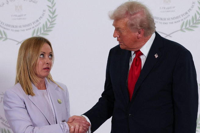 Giorgia Meloni, Donald Trump