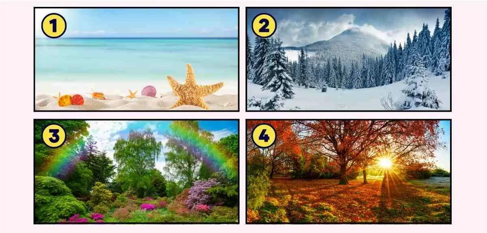 Izberite vašo najljubšo fotografijo in kliknite naprej, da preberete, kaj to pove o vaši osebnosti.