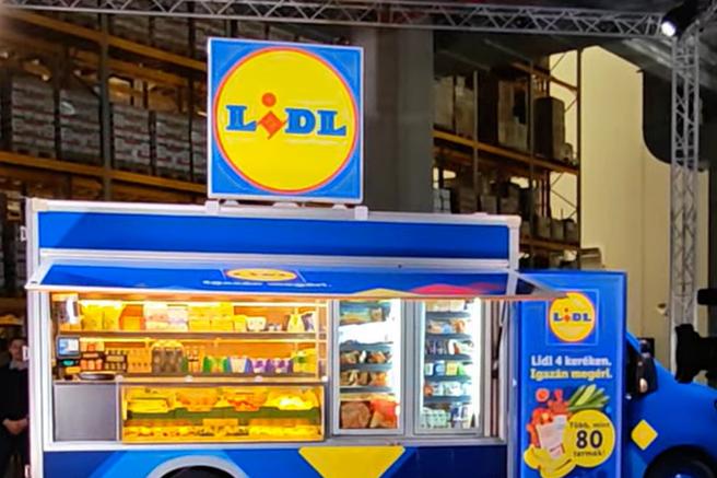 Lidl madžarska potujoča trgovina