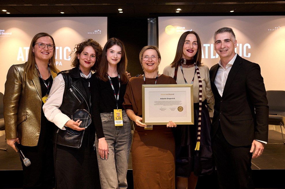 Atlantic Grupa znova pokazala odličnost pri upravljanju s človeškimi viri in prejela certifikat Above and Beyond (foto: Atlantic Grupa)