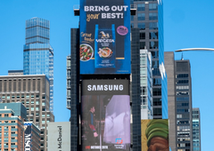 Na slovitem Times Squaru v New Yorku oglas za to legendarno jugoslovansko znamko