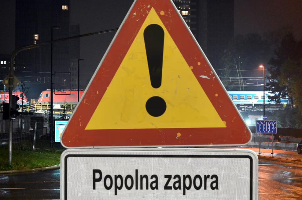 Prometni kaos na vidiku: zapirajo eno najbolj prometnih cest v Ljubljani (zaporo bodo prestavili le v enem primeru) (foto: Žiga Živulovič jr./Igor Kupljenik/Bobo/fotomontaža)