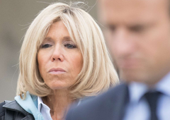 Zaradi izjav, da je soproga francoskega predsednika rojena kot moški, deseterici grozi zapor