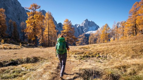 pohodnica hribi jesen
