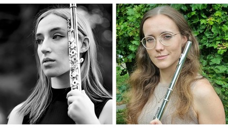 Mlada obraza flavte bosta navdušila slovensko občinstvo