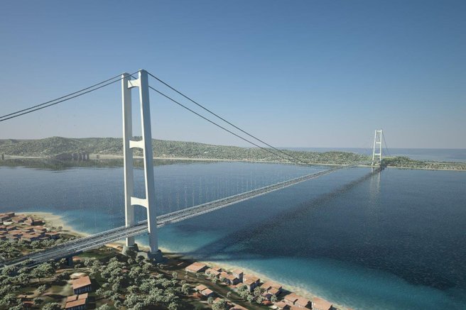 Je gradnja najdaljšega visečega mostu na svetu ogrožena? Pojavila se je velika ovira ...