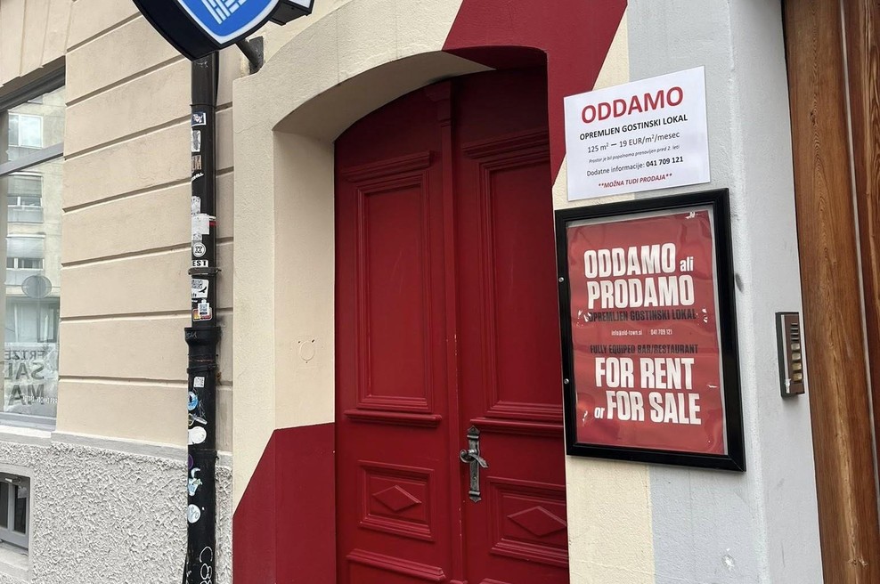 Žal se ni izšlo — v središču Ljubljane komaj po letu dni delovanja vrata zaprl še en gostinski lokal (foto: Ma.Po.)