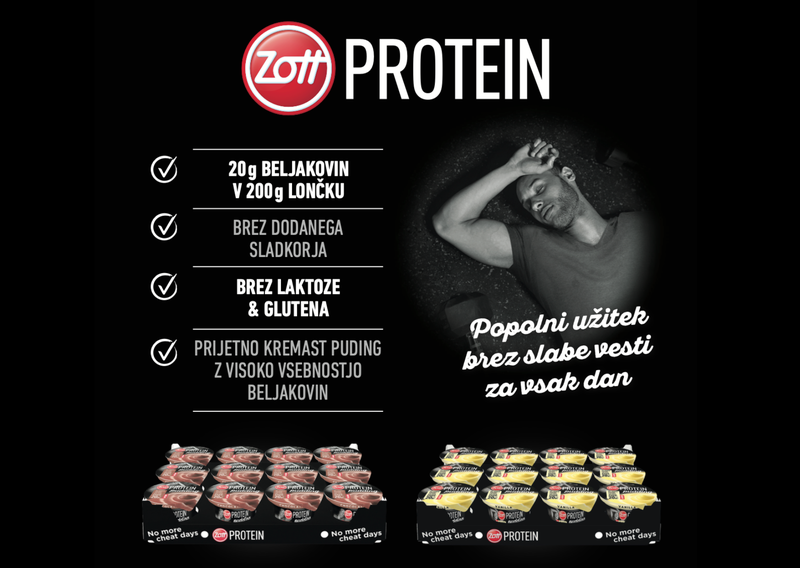 Zott Protein izdelki za užitek brez slabe vesti