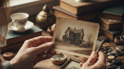 Na bolšjaku je našla fotografijo skrivnostne stare hiše – ko je ugotovila, kaj se je čez leta zgodilo z njo, se ji je orosilo oko