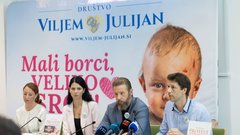 Tiskovna konferenca za pravice malih borcev
