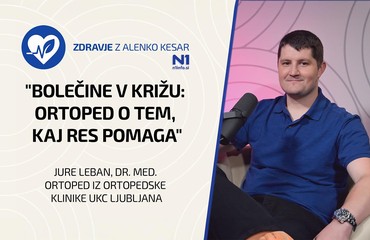 Zdravje z Alenko Kesar: "Bolečine v križu: ortoped o tem, kaj res pomaga" (dr. Jure Leban)