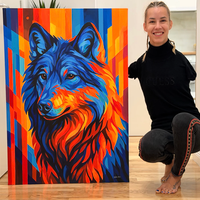 "Moč se začne v trenutku, ko sprejmemo sebe": pogumna umetnica, ki slika brez rok in s polnim življenjem dokazuje, da je meja samo nebo