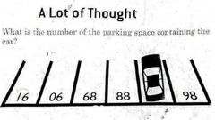 Katera številka je pod avtomobilom?