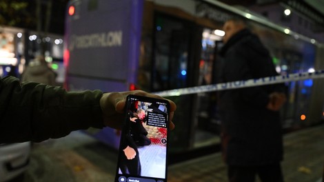 LPP Ljubljana napad nož Bavarski dvor