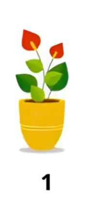 1 Če vas pritegne prva rastlina, to pomeni, da imate raje mirno in uravnoteženo življenje. Rastlina je v živahnem rumenem …