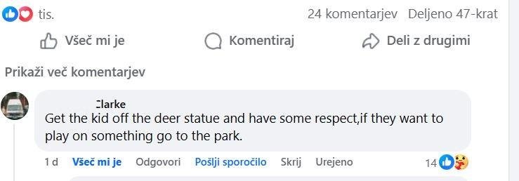 Kranjska gora Jasna jezero zlatorog kipec