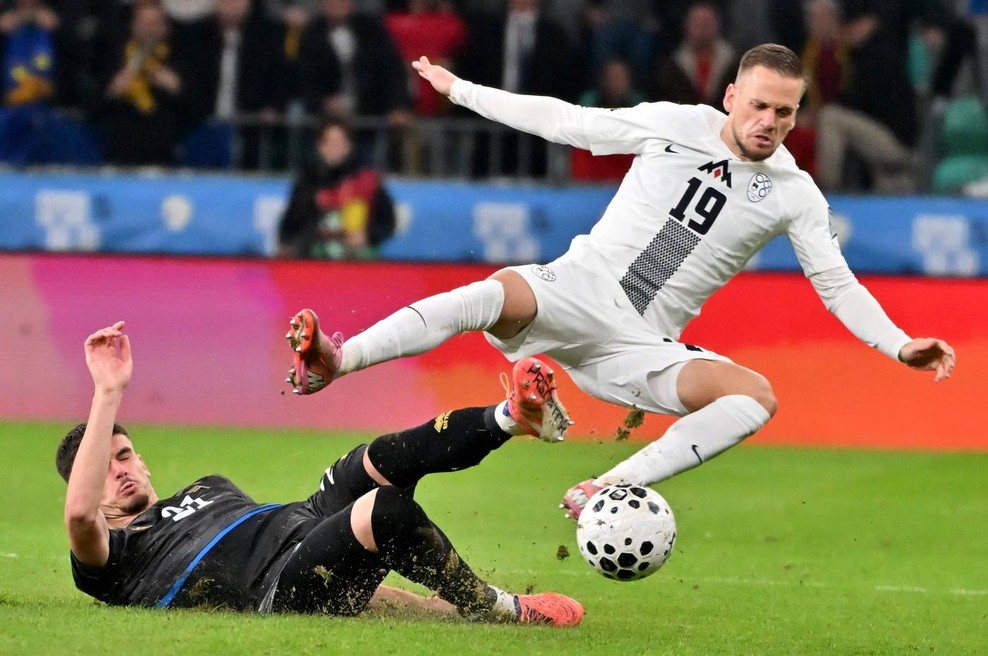 Konec sanj o SP: slovenski nogometaši izgubili proti Kosovcem (foto: Profimedia)