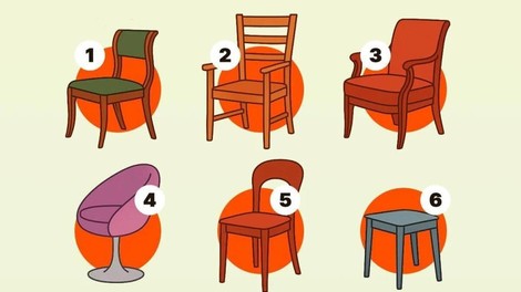 Kateri stol ste izbrali? Psihološki test, ki razkriva, v čem najbolj izstopate