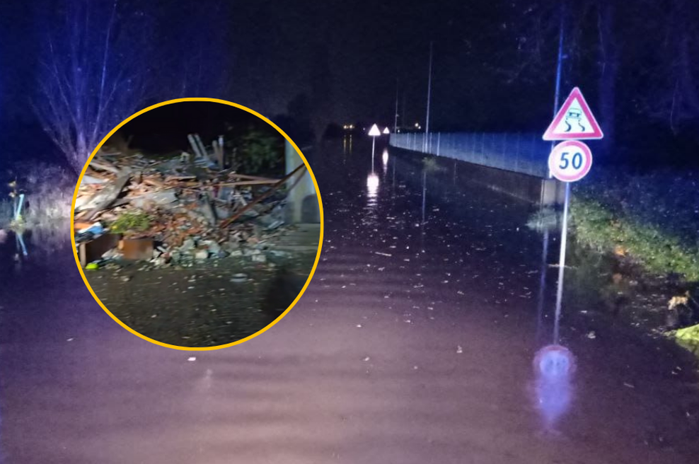 V bližini Gorice plaz zasul več hiš: še vedno pogrešajo dve osebi (foto: Facebook/Tgr Rai FVG/fotomontaža)