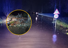 V bližini Gorice plaz zasul več hiš: še vedno pogrešajo dve osebi