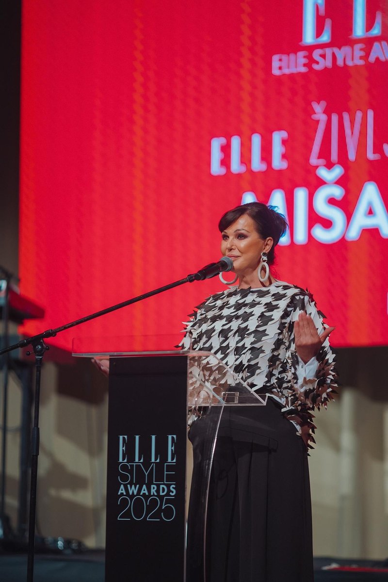 Podeljene so nagrade Elle Style Awards za leto 2025 – nagrado za življenjsko delo je prejela Miša Molk