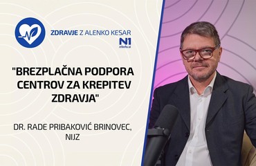 Zdravje z Alenko Kesar: "Brezplačna podpora centrov za krepitev zdravja" (dr. R. Pribaković Brinovec)