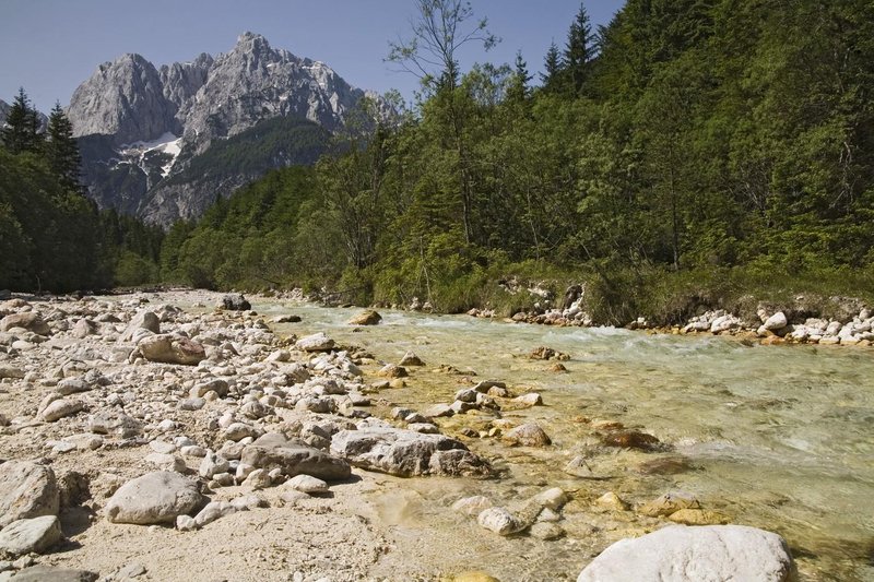 Pisnica dolina reka Kranjska Gora